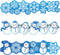 Spakon 60Ft Winter Snowflake Bulletin Board Border, Snowman Decorative Rolled Trim for School Classroom Office Wall