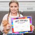 Award Certificates of Achievement for Art, Recognition for Children, School Teachers Supplies, Achievement Award