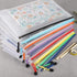 EOOUT 24pcs Mesh Zipper Pouch Bags – A4 Waterproof Zipper Bags for Organizing School, Toys, and Office Supplies