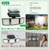 2500LM 286 3 IP65 3-Head (1 Pack) Solar Outdoor Lights Motion Sensor, LED Security Flood Lights with Visual Battery