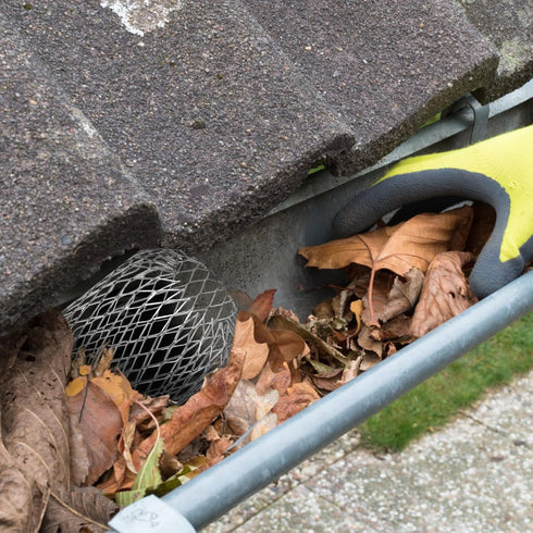 DOITOOL 6 Pack Gutter Downsport Guards 3 Inch Expandable Aluminium Filter Strainer, Leaf Filter Gutter Strainer Gutter Downspout Protectors, Stops Blockage from Leaves and Debris