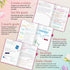 GoGirl Planner and Organizer for Women – Compact Weekly Planner, Goals Journal & Agenda, Hot Pink