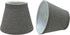 Aspen Creative 32064-2A, Hardback Empire Clip-On Chandelier Lamp Shade, Grey, 3" Top x 5"
