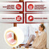 XFasten 2-Inch x 30 Yards Transparent Window Weather Sealing Tape - Clear Draft Isolation Sealing Film, No Residue