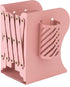 Expandable Metal Bookends - Adjustable Book Ends for Heavy Books, Desk Organizer Holder for Home and School