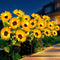 LETMY Solar Lights Outdoor Garden Decor, 4Pack Upgraded Solar Garden Lights with