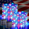 JMEXSUSS 2 Pack Red White and Blue Solar Lights, Each 100 LED