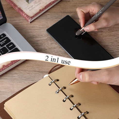 Inspirational Pens Thank You Gifts, Black Ink Motivational Quote Touch Pens, Employee Appreciation Gifts, 50 Pcs