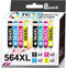 TG Imaging Compatible 564 Color Ink Cartridge Replacement for HP 564XL 564 XL for DeskJet 3520 3522 OfficeJet 4620 4610