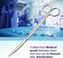 (7" Metzenbaum Dissecting Scissors with Gold Rings- Long Slim Precision Scissors made of Medical Grade Premium Quality