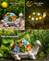 7 Nacome Solar Garden Outdoor Statues Turtle with Succulent and LED Lights - Lawn Decor Statue for Patio, Balcony, Yard
