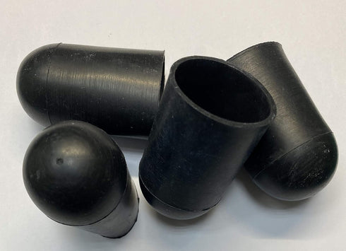 Protection Force Round Cap for 1-3/16" Pipe Post Tube End Cover, Pack of 10, M30 Screw Thread Protectors