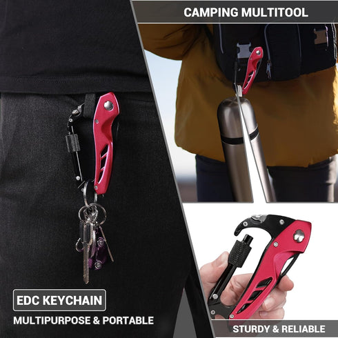Multitool Knife - Red