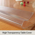 PFGDFSX 11x12 Inch Multisize Frosted PVC Table Cover Protector Waterproof Plastic Table Pad Vinyl Tabletop Protective