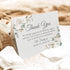 5.5x4.25 White Floral Sympathy Thank You Cards, Funeral Thank You Cards, Personalized Bereavement Memorial Notes