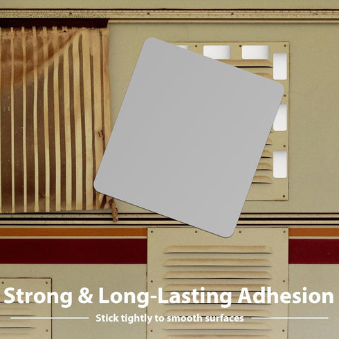 SISABAMA 30 2.36"x1.18" Pcs Adhesive Metal Plates for Magnetic Mounts Rectangular Steel Strips with Adhesive Backing