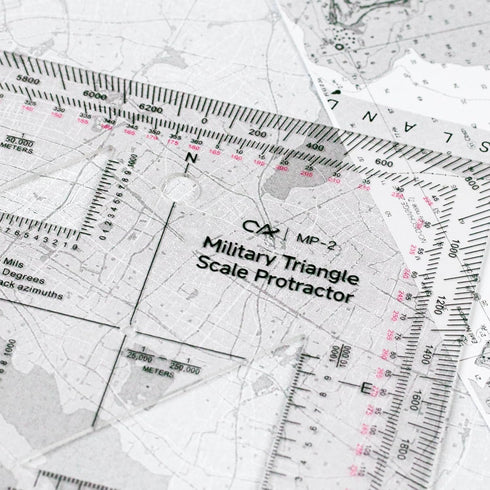 CYA Military Coordinate Scale Protractor for Accurate Land Navigation