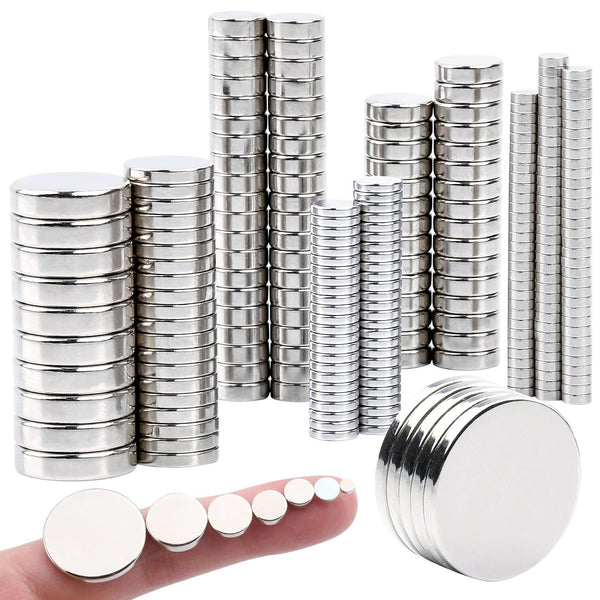 255PCS Small Strong Magnets, Neodymium Disc Magnets Heavy Duty, Rare Earth Magnets for Crafts, Whiteboard, Kitchen.