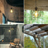 Solar Pendant Lights Outdoor, Shed Light Solar Powered Gazebo Lights Outdoor Chandelier Hanging Lights,Solar Lights