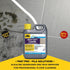 PS87 1 FILA Heavy Duty Cleaner PRO, Stain Remover Grease, Coffee, Wine, Wax, Ink, Hard Surface Floor Cleaner, ideal