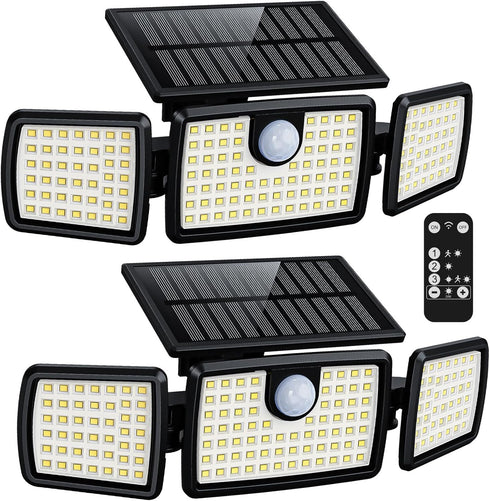 MIHANI Solar Lights Outdoor, Quick Charge Solar Motion Deck Lights Outdoor for