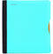 Mintra Office Durable PREMIUM Spiral Notebook, Teal, 1 Subject (8.5in x 11in), Fabric Covered Coils, Customizable