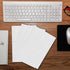 Clapzooki 50 8.5" 11") PCS Printer Cleaning Sheets Copier Cleaning Sheets Fax Printer Cleaning Sheets Laser Printer