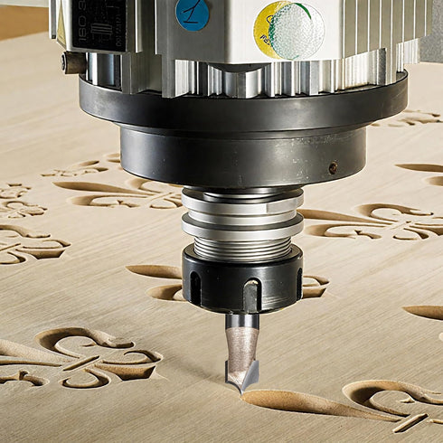 ,1/4" 1/4 2D 3D HUHAO Point Cutting Roundover Router Bit Shank,Cutting Dia. ,Round-Over Plunge Cutter for Wood