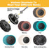 80PCS 2 Inch Set, 1/4" VIGRUE Sanding Discs Die Grinder Pad for Drill Die Grinder Accessories with Shank Holder
