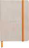 Rhodia Rhodiarama SoftCover Notebook - 4 x 5 1/2 - Beige Cover - 72 Dots Sheets (117355C)