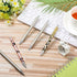 Qilery 15 Set Stainless Steel Thank You Pens, Gifts Blanks, Resealable Pouch Bag for DIY Glitter Pen Craft