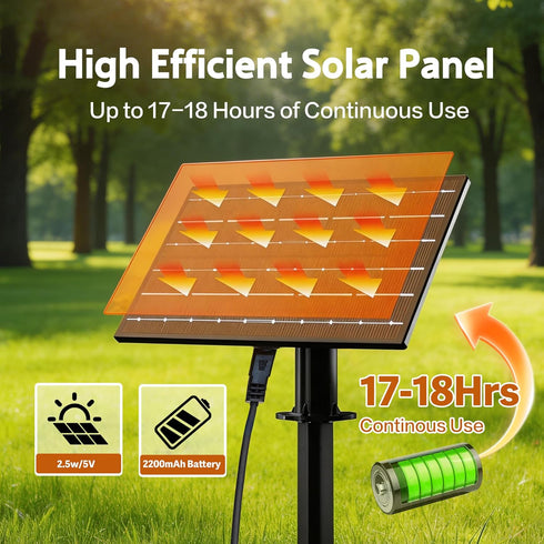 BYIZO 50FT 20 Bulbs IP65 Solar Outdoor String Lights, Waterproof Patio Lights with Solar & USB-C Dual Charging, Remote