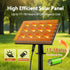 BYIZO 50FT 20 Bulbs IP65 Solar Outdoor String Lights, Waterproof Patio Lights with Solar & USB-C Dual Charging, Remote