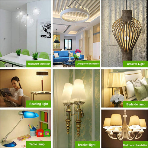 G45 LED Light Bulb 3W Globe Vanity Bulbs, Warm White 3000K, 30 Watt Replacement Bulb, E26/E27 Base, 6 Pack for Bathroom