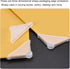 50Pcs 3x50mm uxcell Plastic Corner Protectors Triangle Shape Glass Corner Guards Cushion for Corner Protection