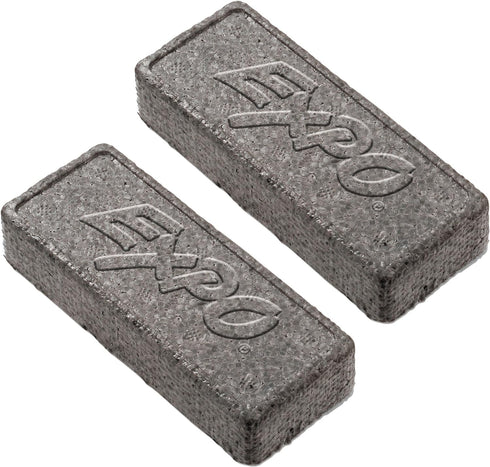 EXPO Block Eraser 81505, Dry Erase Whiteboard Board Eraser, Soft Pile, 5 1/8 W x 1 1/4 H - Pack of 2