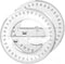 Mr. Pen - 360 Degree Protractor, 6 Inch, 2 Pack, Clear Full-Circle Protractors for