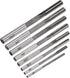 uxcell 8pcs Chucking Reamer Set, Lathe Machine Reamer Straight Flute Milling Cutter High Speed Steel H7 Tolerance