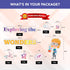 Decorably 17 Pcs Science Classroom Decorations - Bulletin Board Sets for Science Lab & Classroom Decor