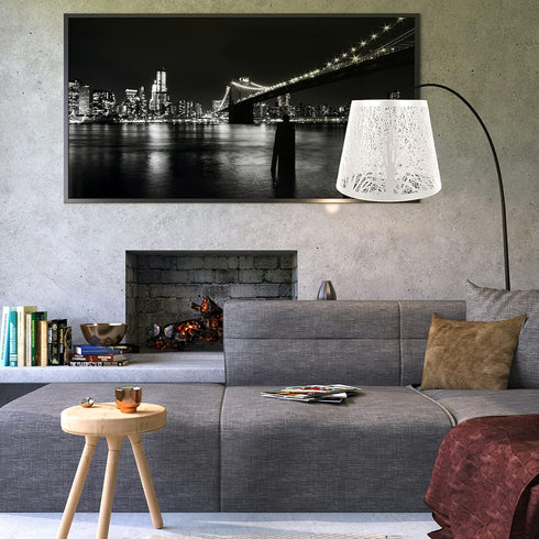 E27 19X19X19cm, Uonlytech Tree Shadow Lamp Shade, Clip On Table Lampshade Hollow out Metal Lamp Shade Light Accessories