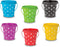 Teacher Created Resources Multi Color Polka Dots Bucket Sets (TCR6077)