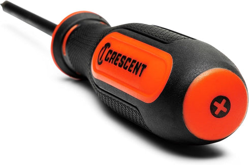 Crescent Diamond Tip Screwdriver Set - 4PC Dual Material Phillips and Slotted Screwdrivers