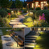 2 Pack 15 (2 Pack) Ahaorigin Solar Pathway Lights Outdoor, Bright Solar Lights Outdoor Waterproof, Up to Hrs Modern