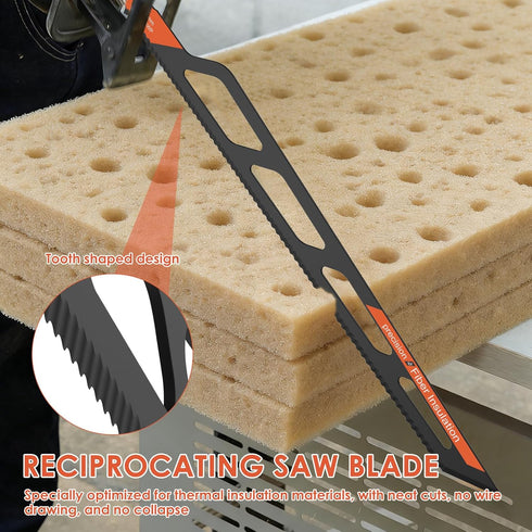 MABCIRY 16 Inch Reciprocating Saw Blade, High Chromium Alloy Steel Recip Saber Saw Blades, Long-Lasting Pruning Blades