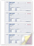 Rediform 8L818 2 3/4 7 200 Sets/Book Money Receipt Book x Carbonless Triplicate