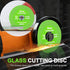 Glass Cutting Disc - Pack of 5 Ultra-Thin Diamond Cutting Discs for 4 Inch Angle Grinder