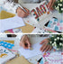 T&M Quality Designs LLC 100 5x7 Inch 100 All Occasion Cards Assortment Box with Envelopes and Stickers - Large Bulk
