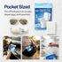 Pack 100 Count (10 10-Packs) Rockland Guard Disposable Toilet Seat Covers - Flushable Paper Travel - Resealable