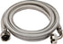 EFIELD Premium Washing Machine Hose with 90 Degree Elbow, Hot or Cold Water Supply Line, 6 Feet, PVC Core with Braided Stainless Steel