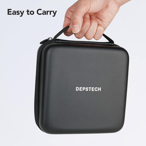 DEPSTECH Original Endoscope Case, Large-Capacity Hardshell Bag for WiFi & USB Scope Cameras, Black